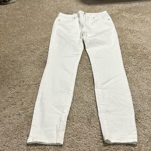 Haper Heritage High Rise White Skinny Jeans, 28 Denim NWT